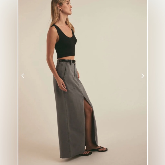 Favorite Daughter THE SADIE UTILITY MAXI SKIRT - Picture 3 of 16